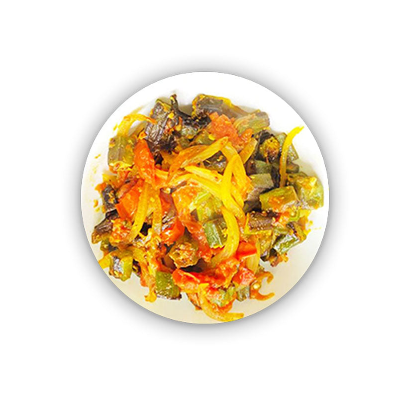 Bhindi Masala with Roti