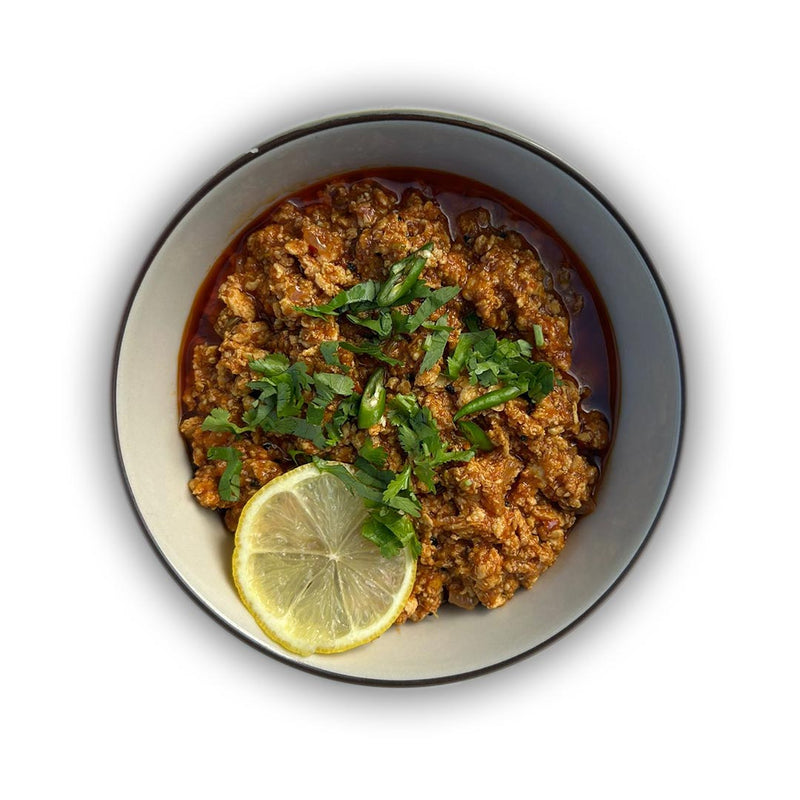 Achari Keema With Roti