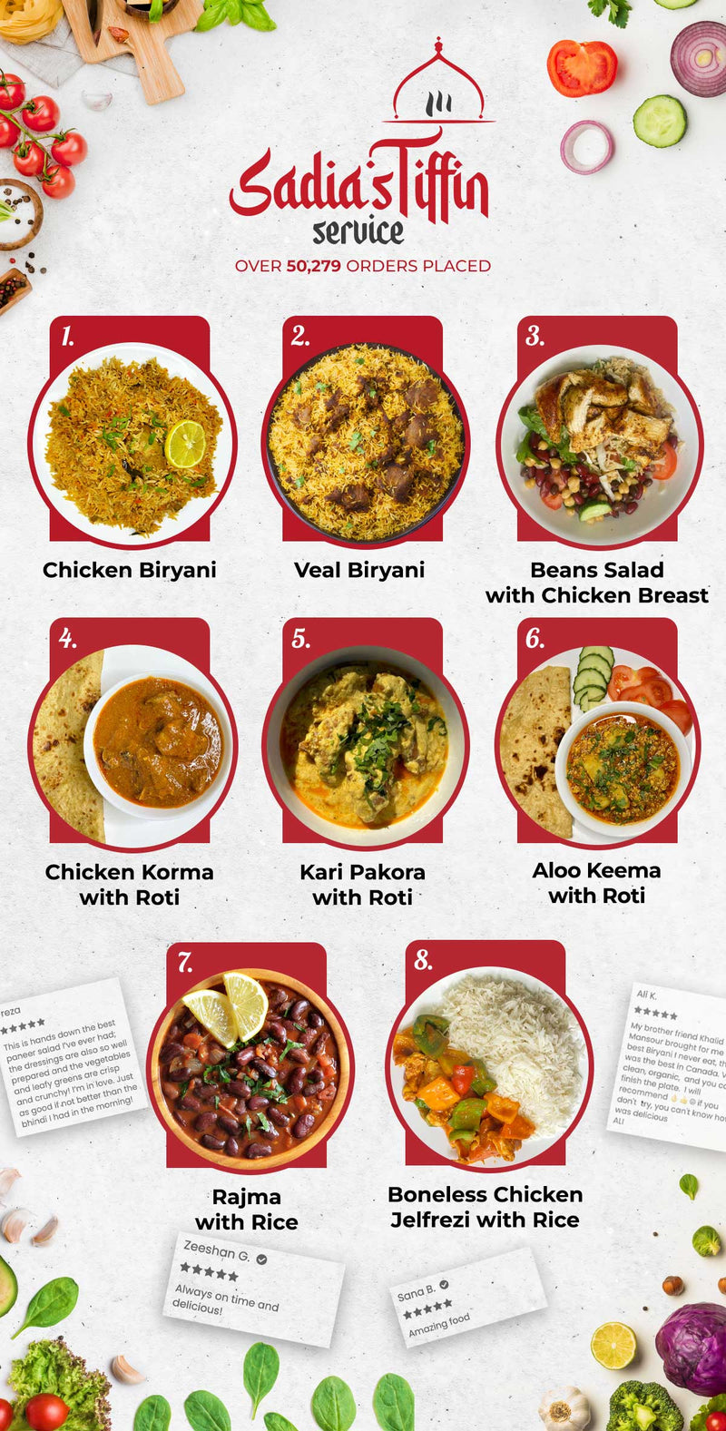 EMAIL EXCLUSIVE - 5 (+1 FREE MEAL) AND 3 ROTIS!