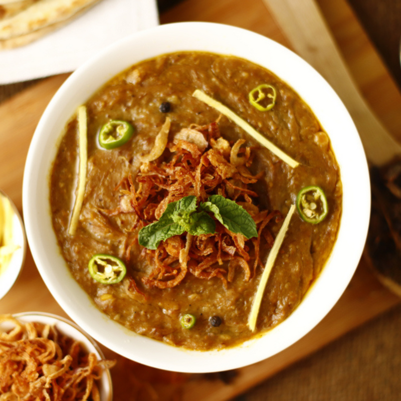 Haleem with Roti